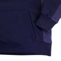 MACRON Italy Mens Travel Pullover Hoodie - Navy 2023 -Rugby Apparel italy pullover hoodie navy pocket
