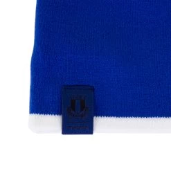 MACRON Italy Adults Beanie - Azzurri 2023 -Rugby Apparel italy rugby beanie azzurri badge