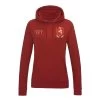 Japan Womens World Cup Classic Hoodie - Red -Rugby Apparel japan w wc hoodie red front