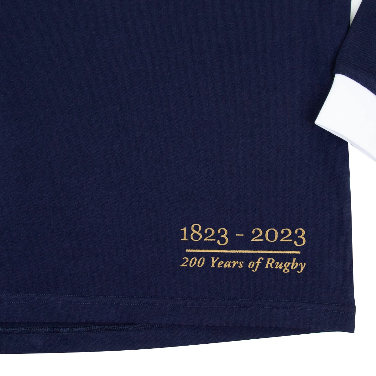 MACRON Rugby World Cup 2023 Mens 200 Years Of Rugby Shirt - Navy 4 MACRON Rugby World Cup 2023 Mens 200 Years Of Rugby Shirt - Navy - Image 2