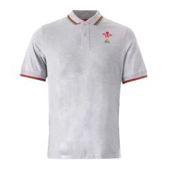 Macron Wales Mens Polycotton Polo - Grey