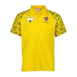 Mens Australia Rugby World Cup 2023 Polo - Gold