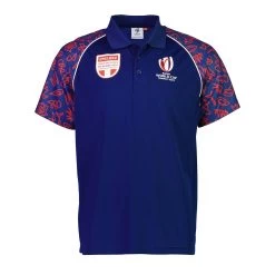 Mens England Rugby World Cup 2023 Polo - Navy