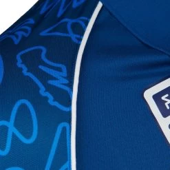 Rugby World Cup 2023 - France Mens Polo Shirt - Navy -Rugby Apparel men rwc23 fra polo navy sleeve detail2