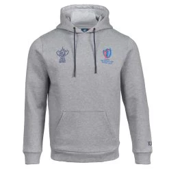 Mens Rugby World Cup 2023 Logo Hoodie - Grey