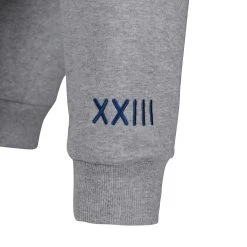 Mens Rugby World Cup 2023 Logo Hoodie - Grey -Rugby Apparel men rwc23 logo hood grey sleeve detail