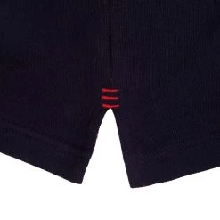 Mens Rugby World Cup 2023 Logo Polo - Navy -Rugby Apparel men rwc23 logo polo navy hem detail