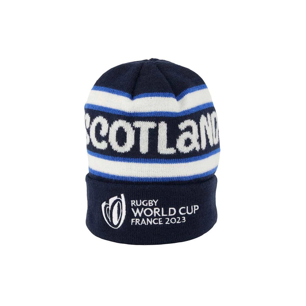 Adults Scotland Rugby World Cup 2023 Beanie - Navy 4 Adults Scotland Rugby World Cup 2023 Beanie - Navy - Image 2