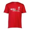Mens Wales Rugby World Cup 2023 Supporters T-Shirt - Red 1 Mens Wales Rugby World Cup 2023 Supporters T-Shirt - Red -Rugby Apparel men rwc23 wal sup tee red front
