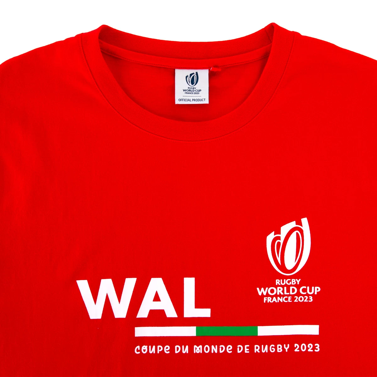 Mens Wales Rugby World Cup 2023 Supporters T-Shirt - Red 5 Mens Wales Rugby World Cup 2023 Supporters T-Shirt - Red - Image 3