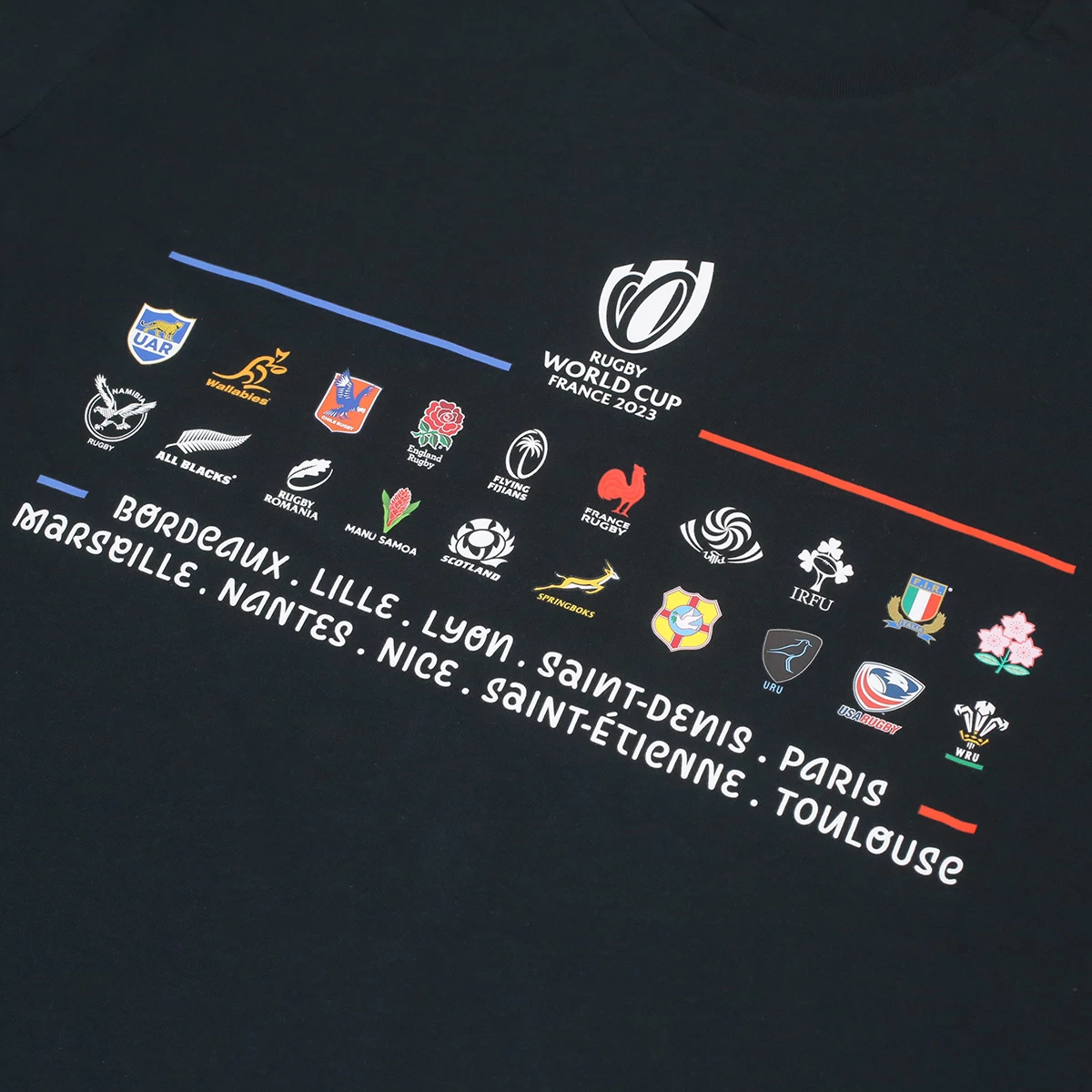 Uruguay Rugby World Cup 2023 Mens 20 Nations Stacked T-Shirt 6 Uruguay Rugby World Cup 2023 Mens 20 Nations Stacked T-Shirt - Image 4