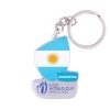 Rugby World Cup 2023 Argentina Flag Keyring -Rugby Apparel rugby world cup arg keyring front