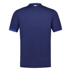 Le Coq Sportif France Rugby World Cup 2023 Mens Home Rugby Shirt - Short Sleeve -Rugby Apparel rwc 2023 france back