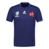 Le Coq Sportif France Rugby World Cup 2023 Mens Home Rugby Shirt - Short Sleeve -Rugby Apparel rwc 2023 france front