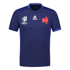 Le Coq Sportif France Rugby World Cup 2023 Mens Home Rugby Shirt - Short Sleeve