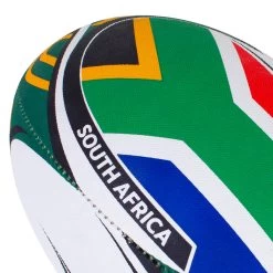 Rugby World Cup 2023 Gilbert South Africa Flag Rugby Ball -Rugby Apparel rwc south africa flag rugby ball grip