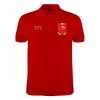 Chile Mens World Cup Classic Polo Shirt - Red 1 Chile Mens World Cup Classic Polo Shirt - Red -Rugby Apparel rwc2023 chile mens polo red front