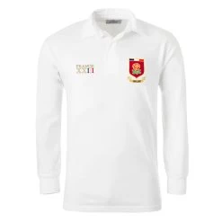 England Mens World Cup Classic Rugby Shirt - Long Sleeve White