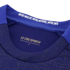 Le Coq Sportif France Rugby World Cup 2023 Womens Home Rugby Shirt -Rugby Apparel rwc2023 france womens home rugby shirt collar