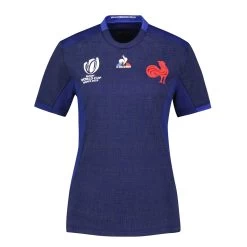 Le Coq Sportif France Rugby World Cup 2023 Womens Home Rugby Shirt