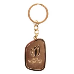 Rugby World Cup 2023 Gold Logo Keyring