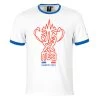 Rugby World Cup 2023 Macron Mens Cup T-Shirt - White -Rugby Apparel rwc2023 mens t shirt white front