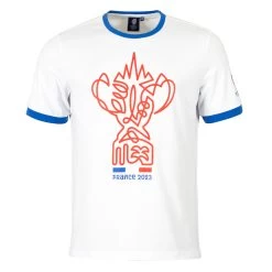 Rugby World Cup 2023 Macron Mens Cup T-Shirt - White