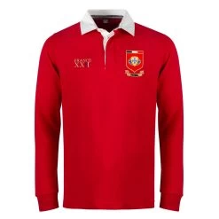 Portugal Mens World Cup Heavyweight Rugby Shirt - Red