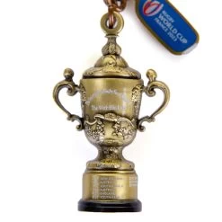 Rugby World Cup 2023 Webb Ellis Trophy Keyring 7 Rugby World Cup 2023 Webb Ellis Trophy Keyring -Rugby Apparel rwc2023 trophy keyring winners