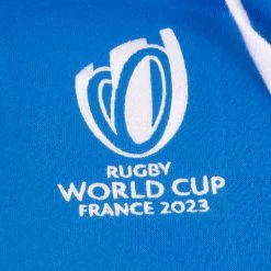 Macron Italy Mens Rugby World Cup 2023 Full Zip Hoodie 10 Macron Italy Mens Rugby World Cup 2023 Full Zip Hoodie -Rugby Apparel rwc23 ita m hoodie rwc badge