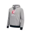 Rugby World Cup 2023 Macron Kids Pullover Hoodie - Grey -Rugby Apparel rwc23 k pullover hood gry front