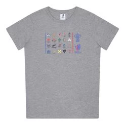 Rugby World Cup 2023 Kids 20 Nations Event T-Shirt - Grey