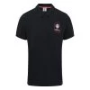 Rugby World Cup 2023 Mens 20 Unions Map Polo Shirt - Black -Rugby Apparel rwc23 m 20n map polo blk front