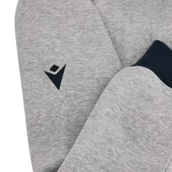 Rugby World Cup 2023 Macron Kids Pullover Hoodie - Grey -Rugby Apparel rwc23 m pullover hood gry sleeve