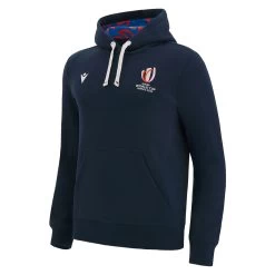 Rugby World Cup 2023 Macron Mens Pullover Hoodie - Navy