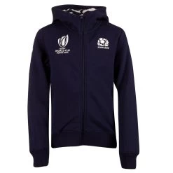 Macron Scotland Kids Rugby World Cup 2023 Full Zip Hoodie