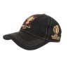 Adults Rugby World Cup 2023 Webb Ellis Crest Cap - Black -Rugby Apparel rwc23 webb ellis crest cap blk front