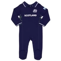 Scotland Babies Sleepsuit - Navy 2024