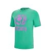 MACRON Scotland Kids Murrayfield 1873 Tee - Green 2023 -Rugby Apparel sco k 1873 tee front