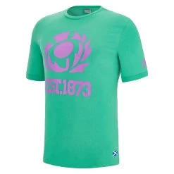 MACRON Scotland Mens Murrayfield 1873 Tee - Green 2023