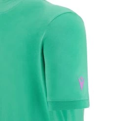 MACRON Scotland Mens Murrayfield 1873 Tee - Green 2023 -Rugby Apparel sco m 1873 tee sleeve detail