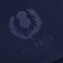 MACRON Scotland Mens Home Rugby Shirt - Short Sleeve Navy 2023 -Rugby Apparel sco m bodyfit home shirt back detail