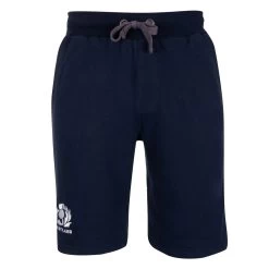MACRON Scotland Mens Travel Brushed Cotton Shorts - Navy 2023