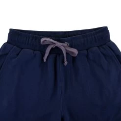 MACRON Scotland Mens Travel Brushed Cotton Shorts - Navy 2023 -Rugby Apparel sco m brushed cotton shorts nvy waist detail