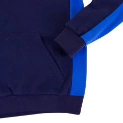 MACRON Scotland Mens Travel Pullover Hoodie - Navy 2023 11 MACRON Scotland Mens Travel Pullover Hoodie - Navy 2023 -Rugby Apparel sco m travel pullover hoodie nvy hem detail