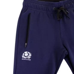 MACRON Scotland Womens Travel Brushed Cotton Pants - Navy 2023 -Rugby Apparel sco w brushed cotton pants nvy pocket detail