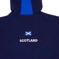 MACRON Scotland Womens Travel Full Zip Hoodie - Navy 2023 10 MACRON Scotland Womens Travel Full Zip Hoodie - Navy 2023 -Rugby Apparel sco w travel hoodie nvy back detail