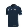 MACRON RWC 2023 Kids Scotland 200 Years Of Rugby Home Rugby Shirt -Rugby Apparel scotland kids 200years home t shirt front