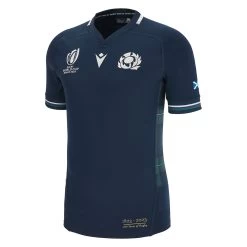 MACRON RWC 2023 Mens Scotland 200 Years Of Rugby Bodyfit Home Shirt