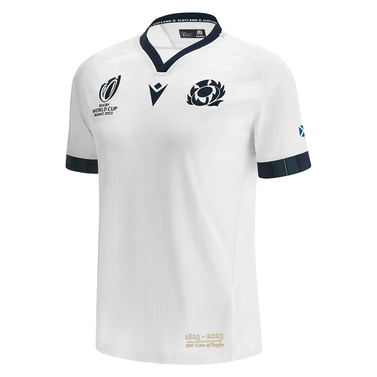 MACRON RWC 2023 Mens Scotland 200 Years Of Rugby Alternate Rugby Shirt 3 MACRON RWC 2023 Mens Scotland 200 Years Of Rugby Alternate Rugby Shirt